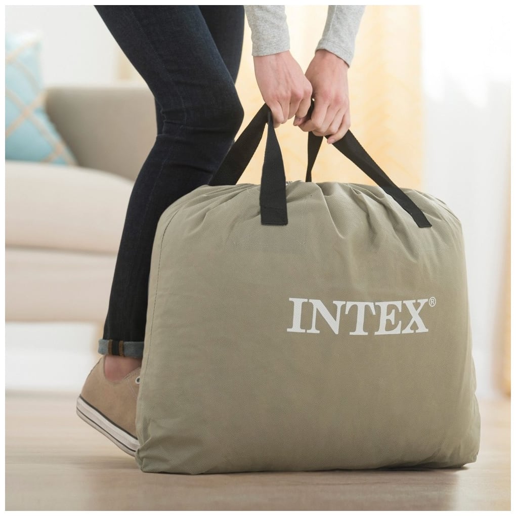 Colchón Inflable Eléctrico INTEX 1.5 Plaza Pillow Rest Dura-Beam 99x191x42 cm
