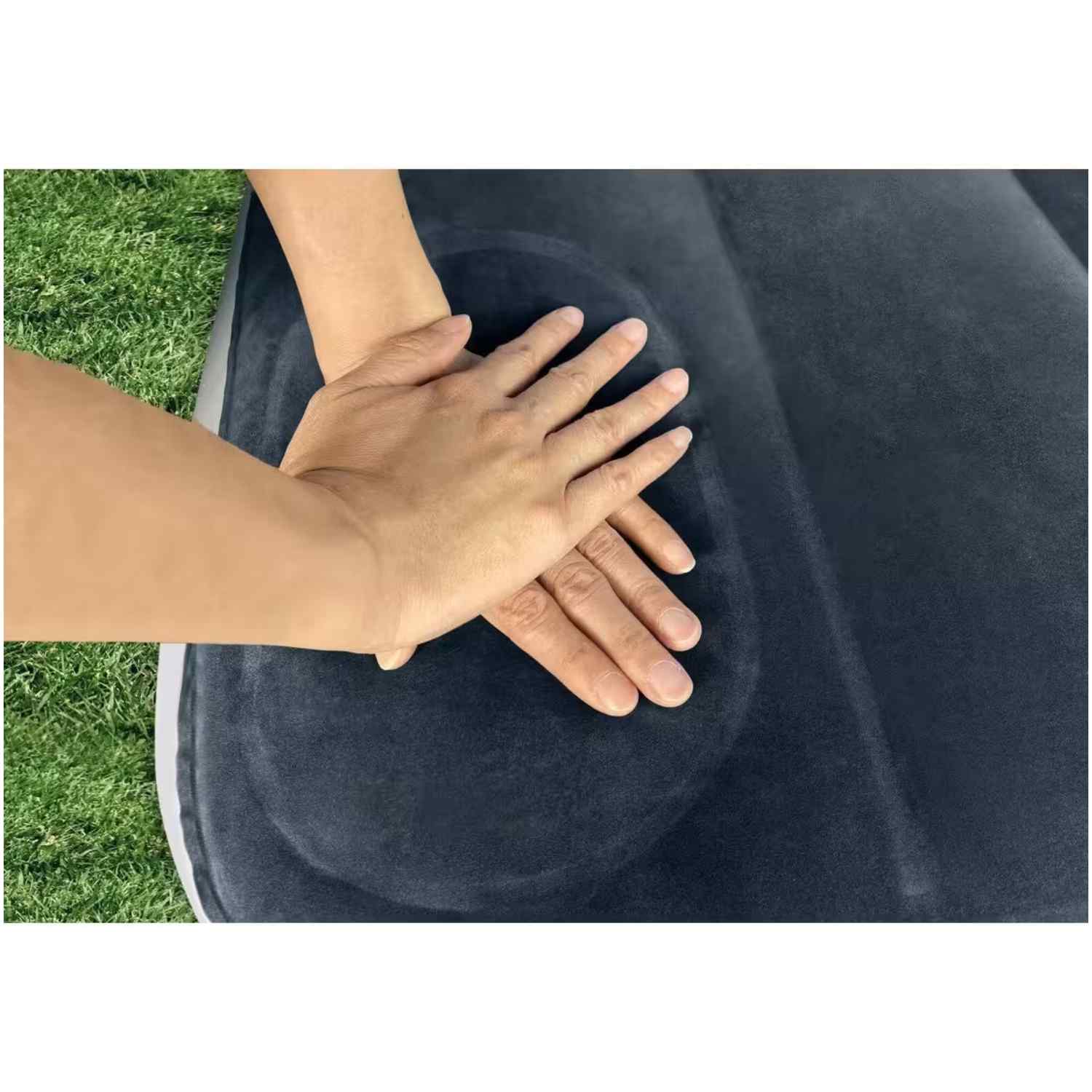 Colchón Inflable con Inflador de Pie INTEX 1,5 Plazas Downy 99x191x25 cm