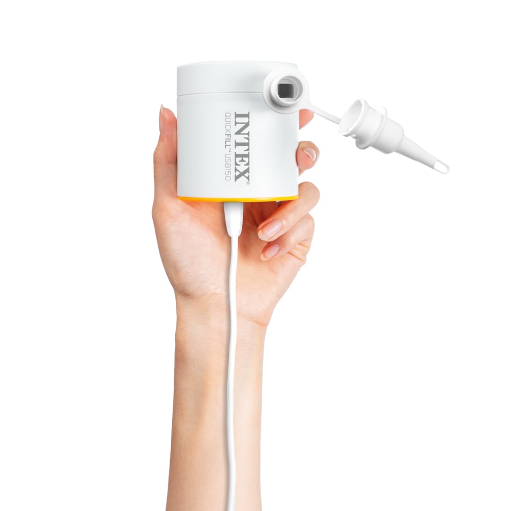 Inflador Eléctrico INTEX USB QuickFill 150 Lts/Min