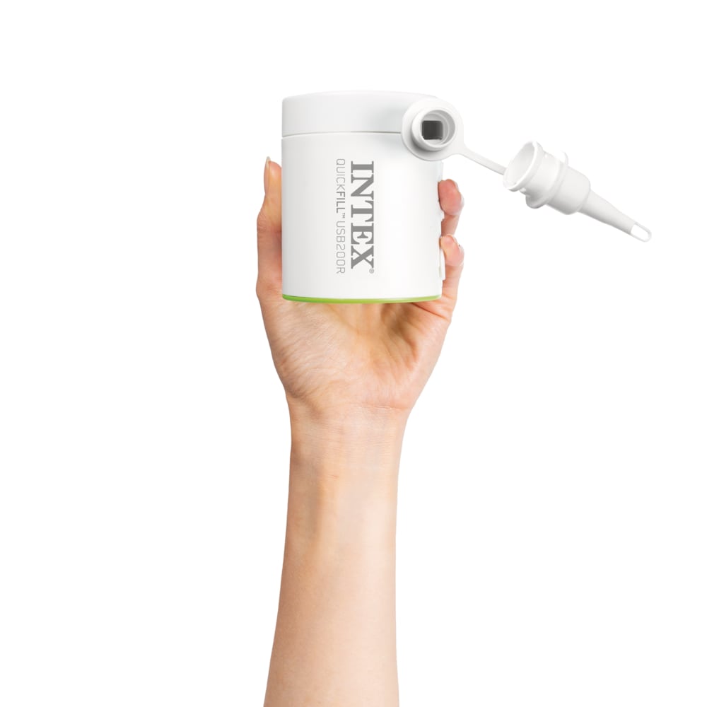 Inflador Eléctrico Recargable INTEX USB QuickFill 200R 200 Lts/Min