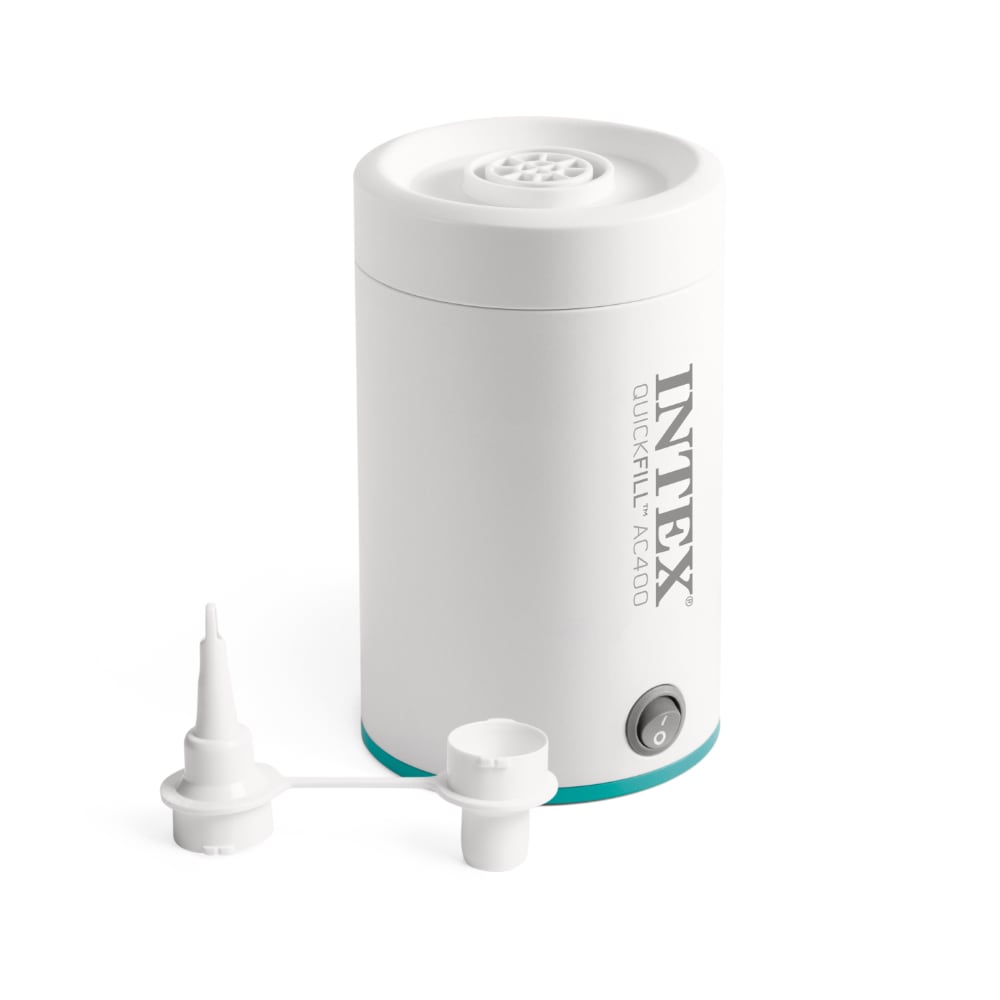 Inflador Eléctrico INTEX Corriente 220-240V QuickFill AC 400 Lts/Min