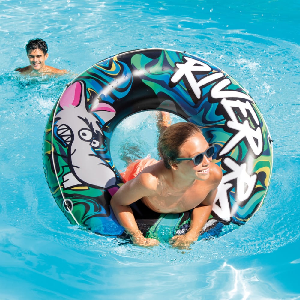 Flotador Anillo Inflable INTEX River Rat 122cm
