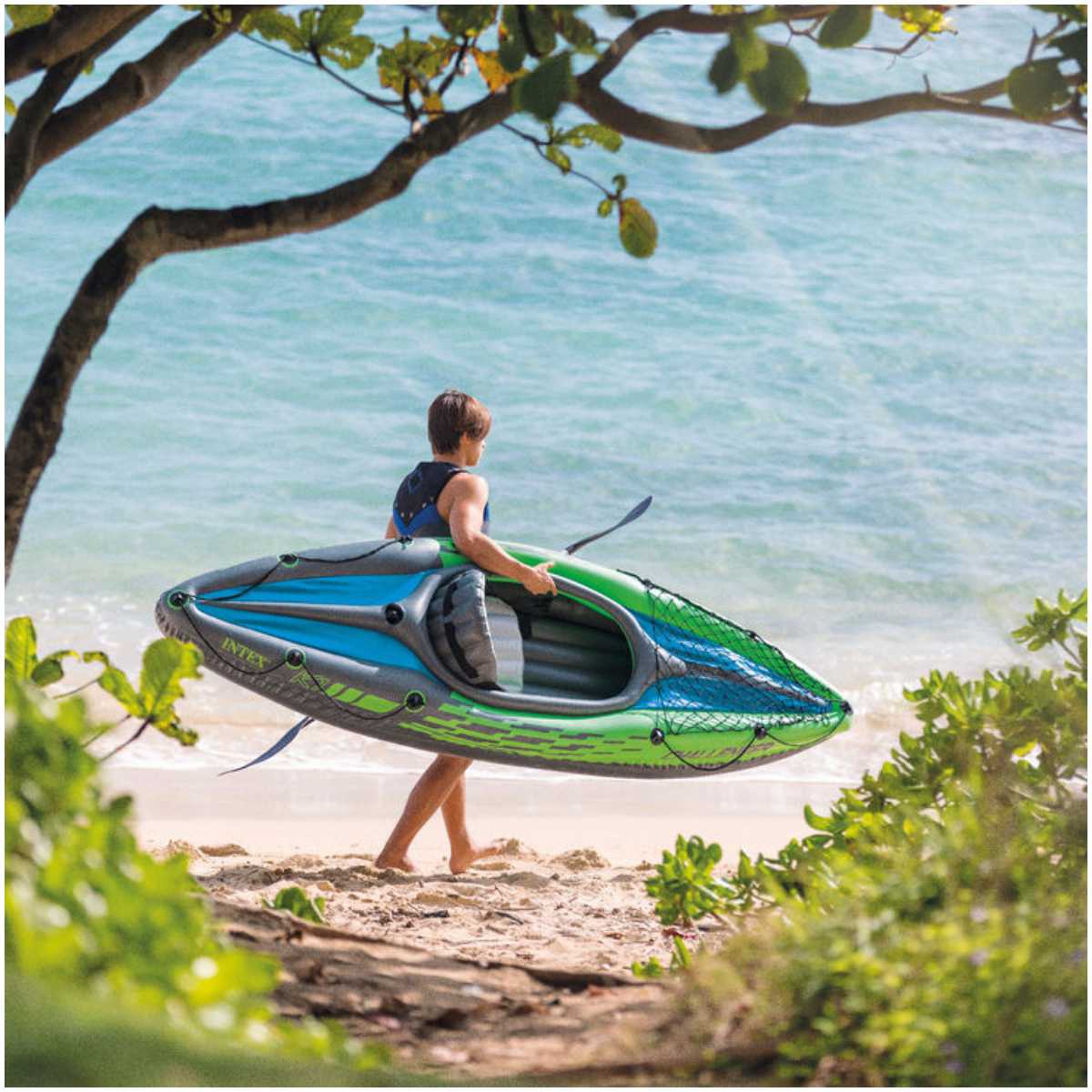 Kayak Inflable INTEX Challenger K1 para 1 Persona