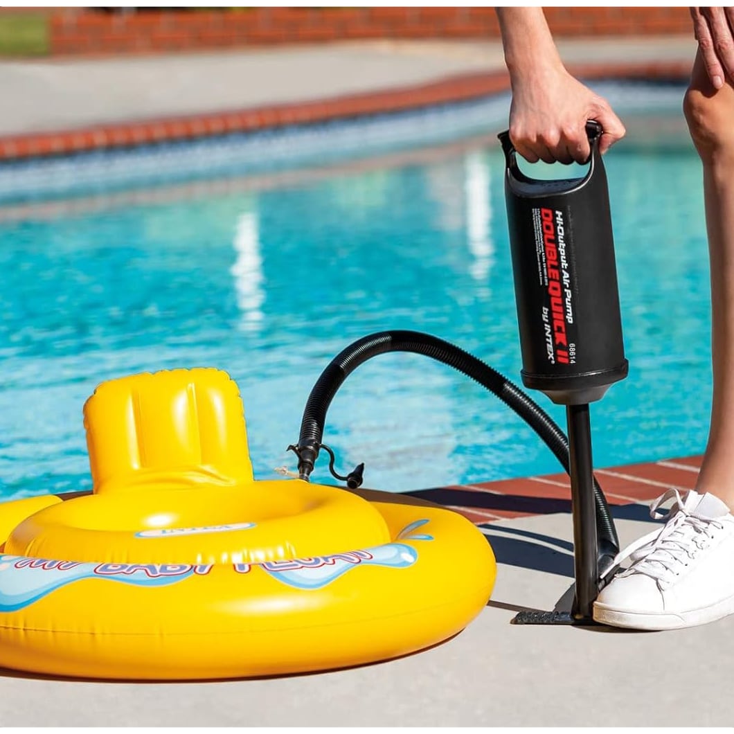 Inflador Manual Doble Velocidad INTEX Double Quick II 36 cm