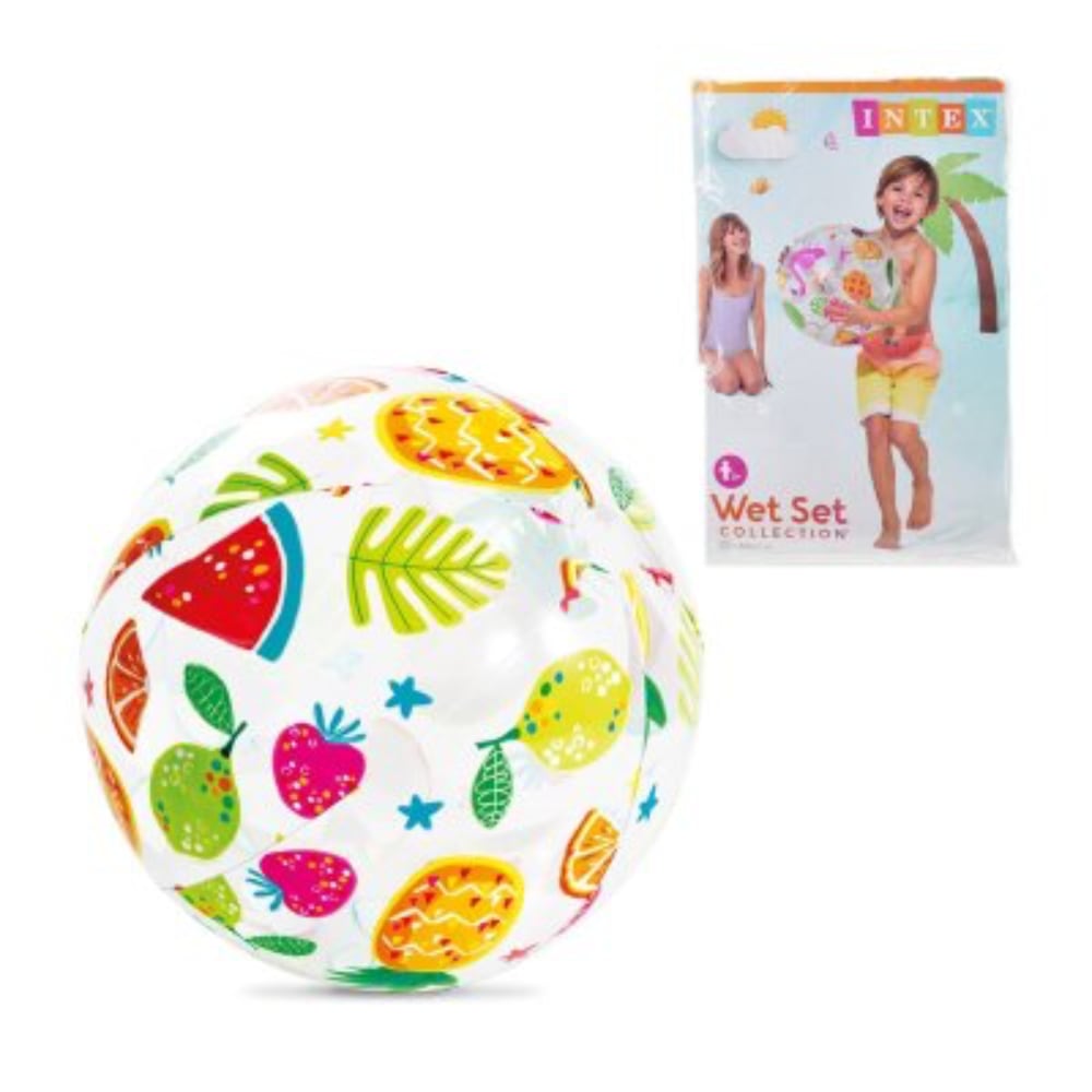 Pelota Inflable de Playa INTEX Lively Print 51 cm Surtida