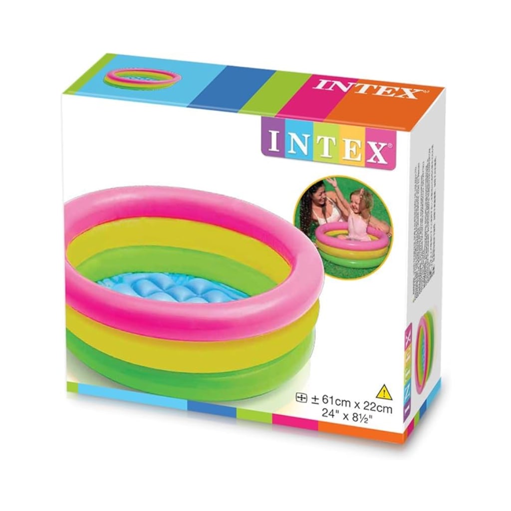 Piscina Inflable Infantil INTEX Redonda Tricolor 61 x 22 cm