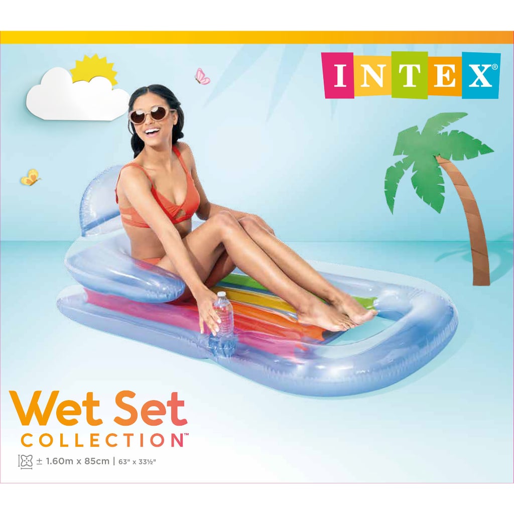 Colchoneta Sillón Inflable INTEX King Kool Lounges