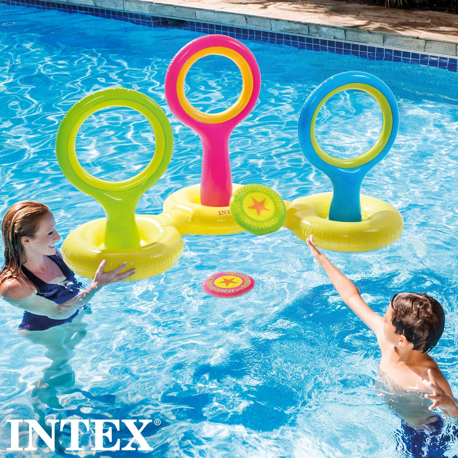 Juego de Agua Lanzamiento de Disco Volador INTEX