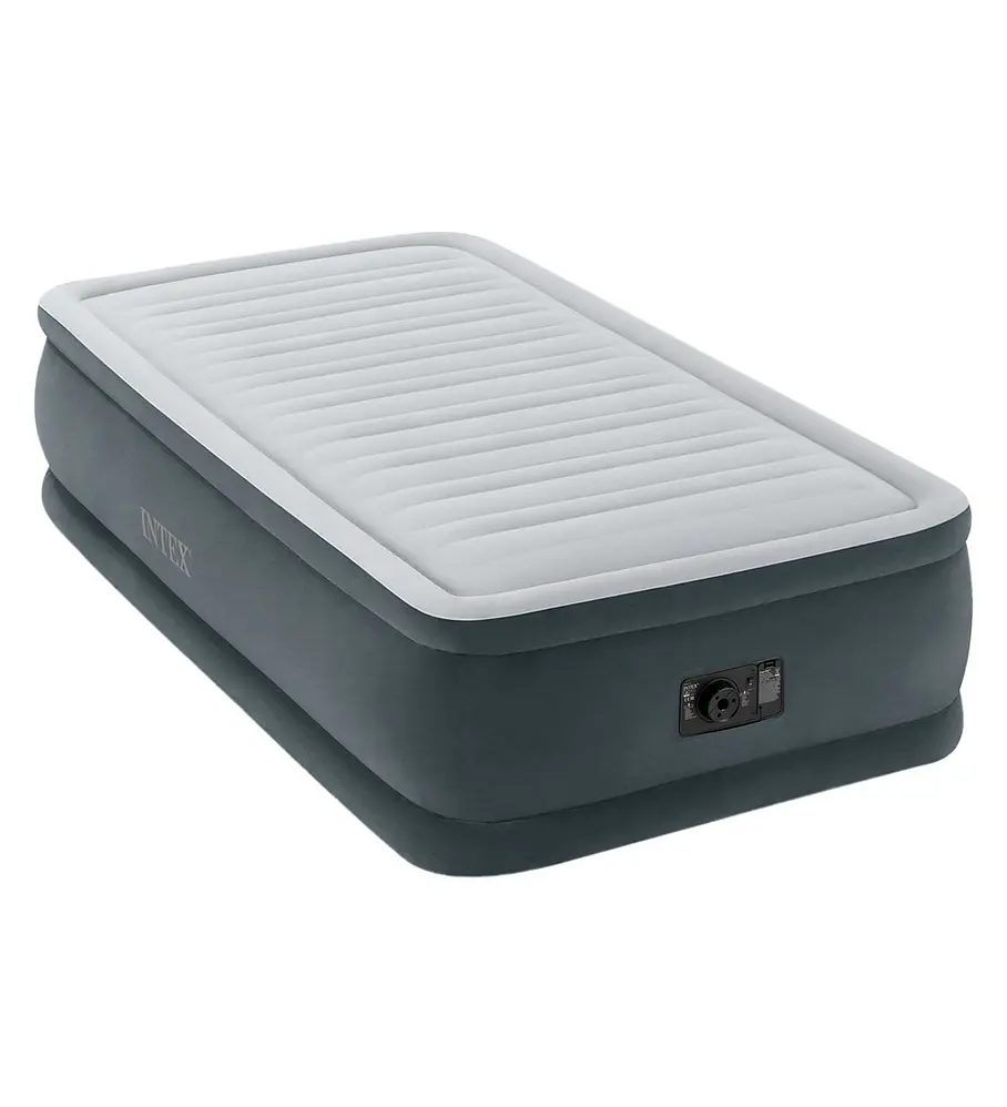 Colchón Inflable Eléctrico INTEX 1,5 Plazas Dura-Beam Comfort Plush