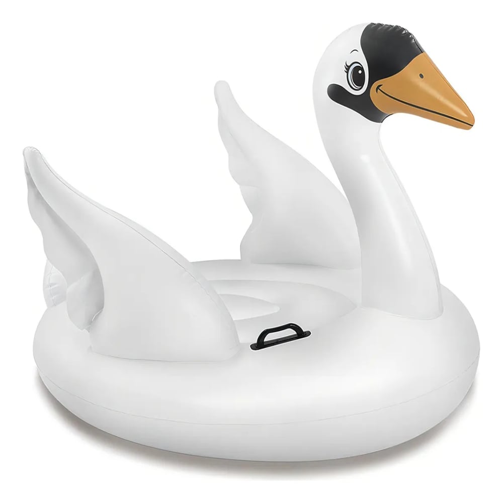 Flotador Inflable Cisne INTEX para Niños Montable 2 Asas 130 x 102 x 99 cm