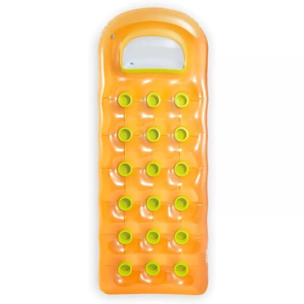 Flotador Colchoneta Inflable INTEX 18-Pocket Colores Surtidos