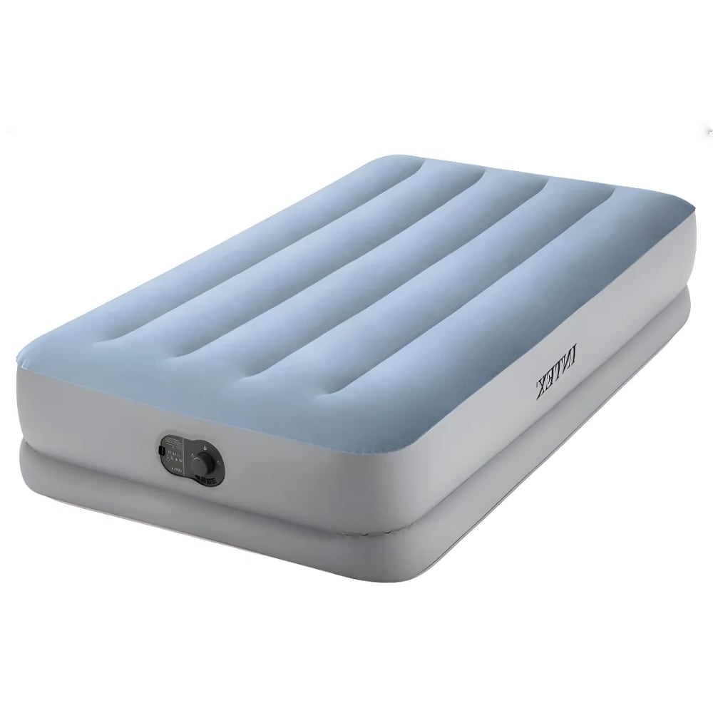 Colchón Inflable Eléctrico USB INTEX 1.5 Plazas Mid-Rise Comfort
