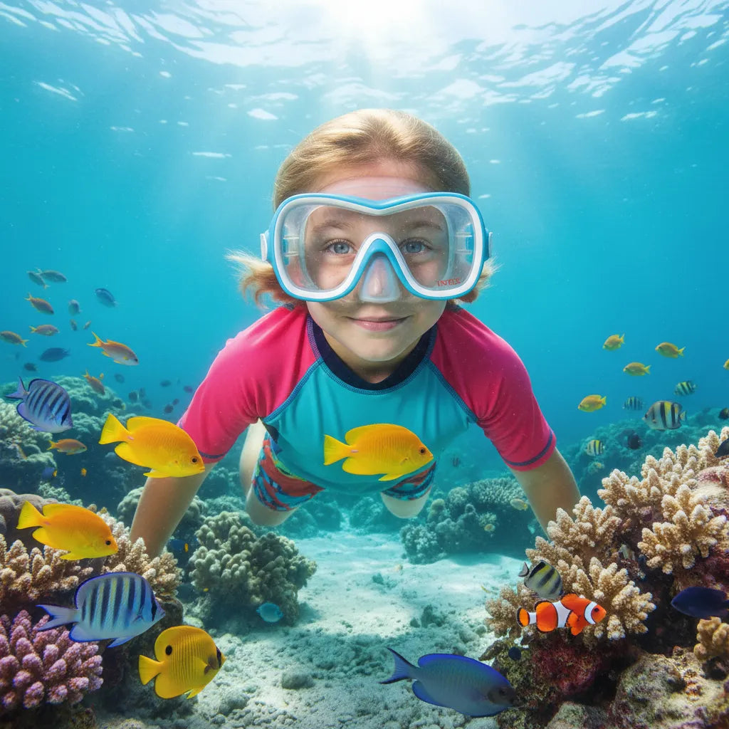 Máscara de Buceo Youth INTEX Wave Rider 8 Años+