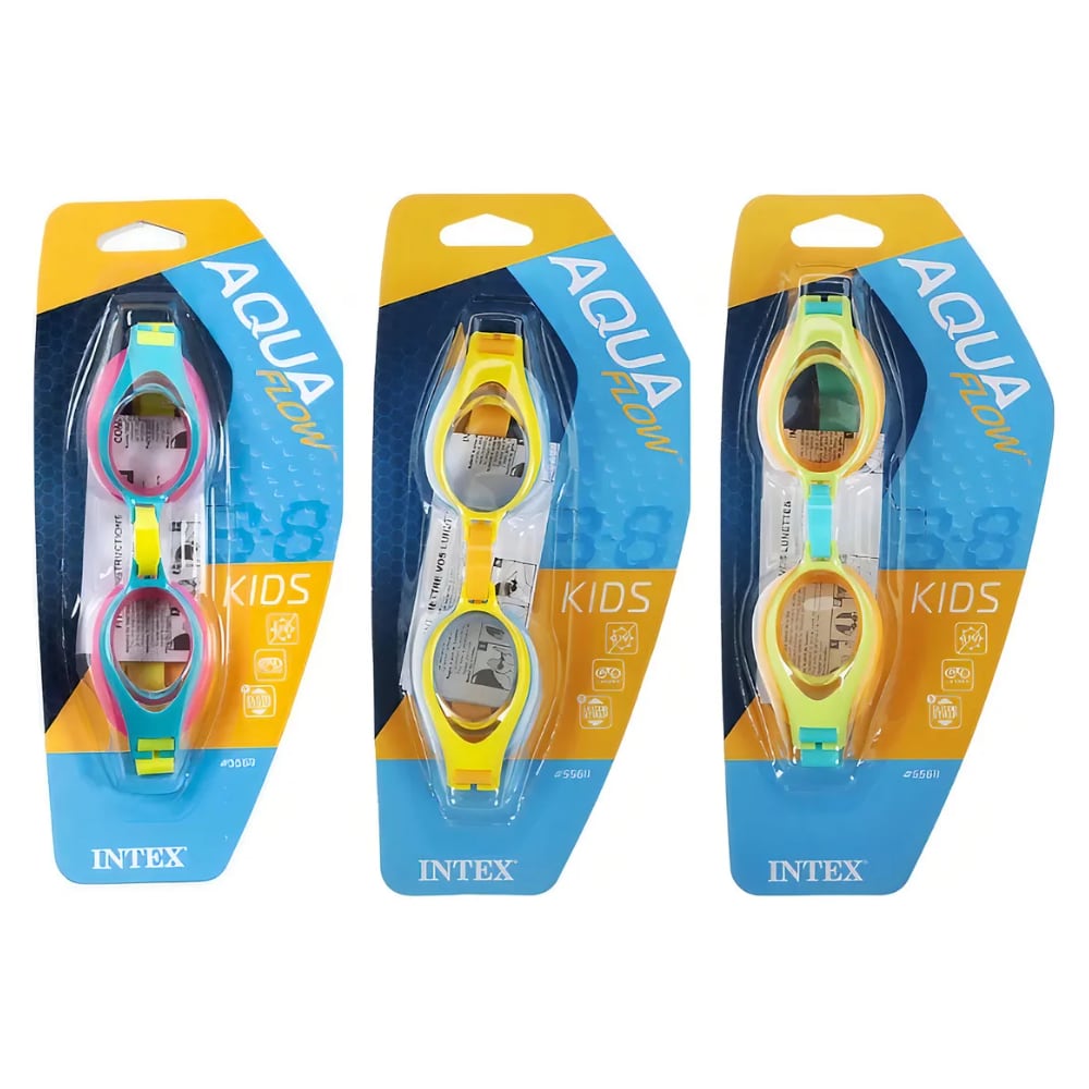 Lentes de Natación Kids INTEX Aqua Flow 3-8 Años