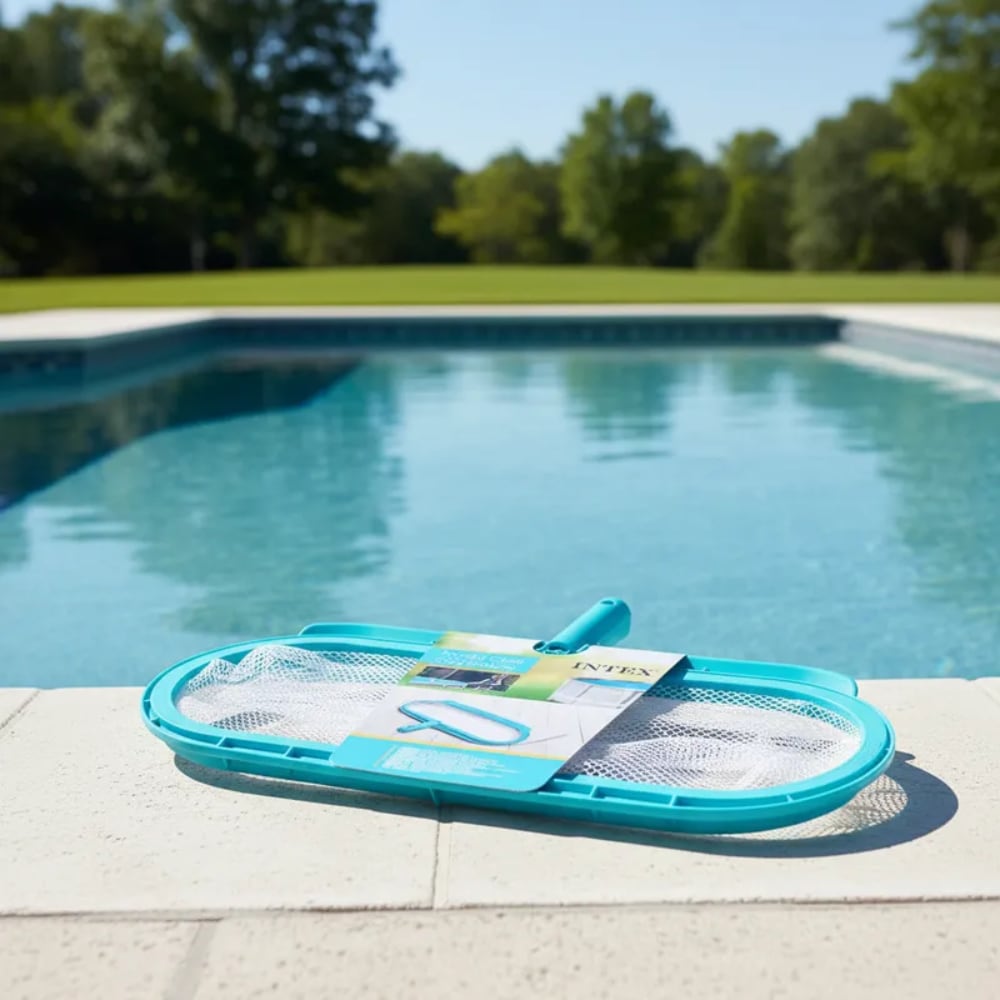 Red Recoge Hojas con Bolsa INTEX para Mango Telescópico