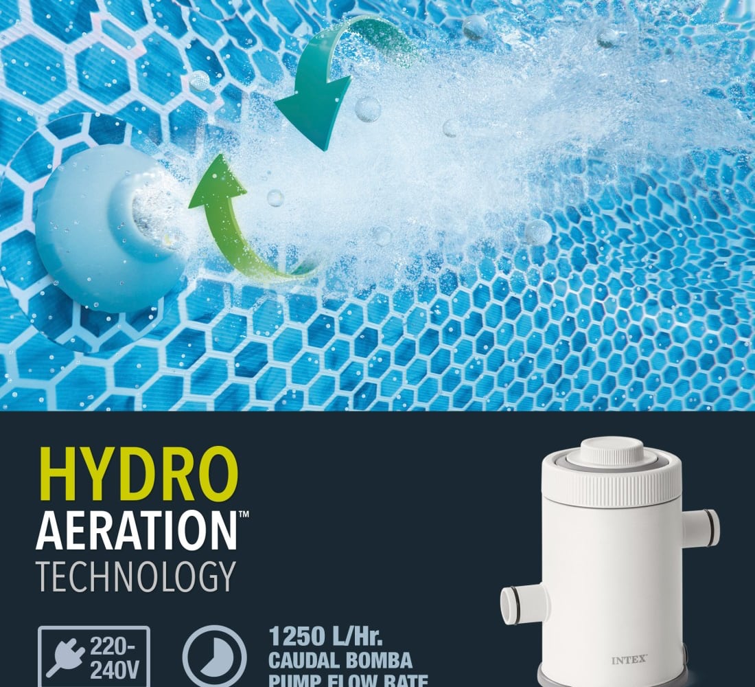 Bomba de Filtro INTEX C330, 1.250 Litros/Hora, Filtro Tipo H