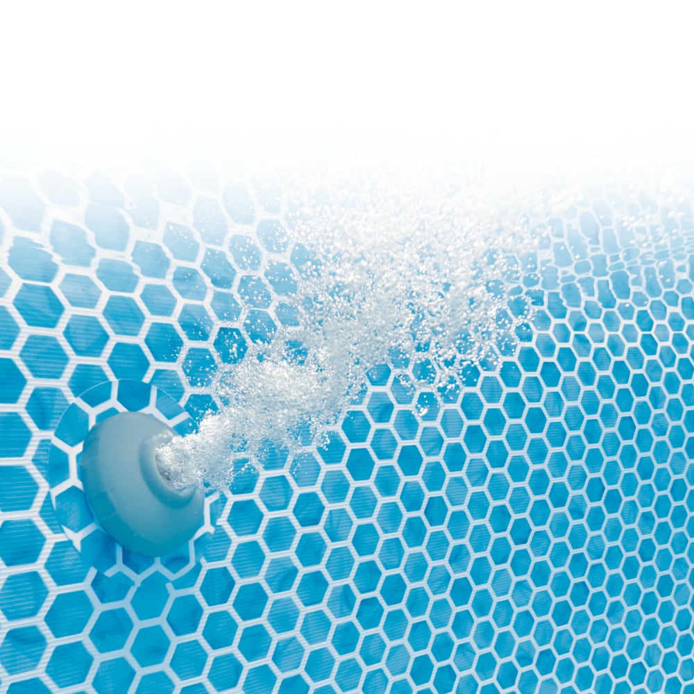 Piscina Estructural Redonda Prism Frame Clearview 427 x 107 cm, 12.706L, con Bomba de Filtro