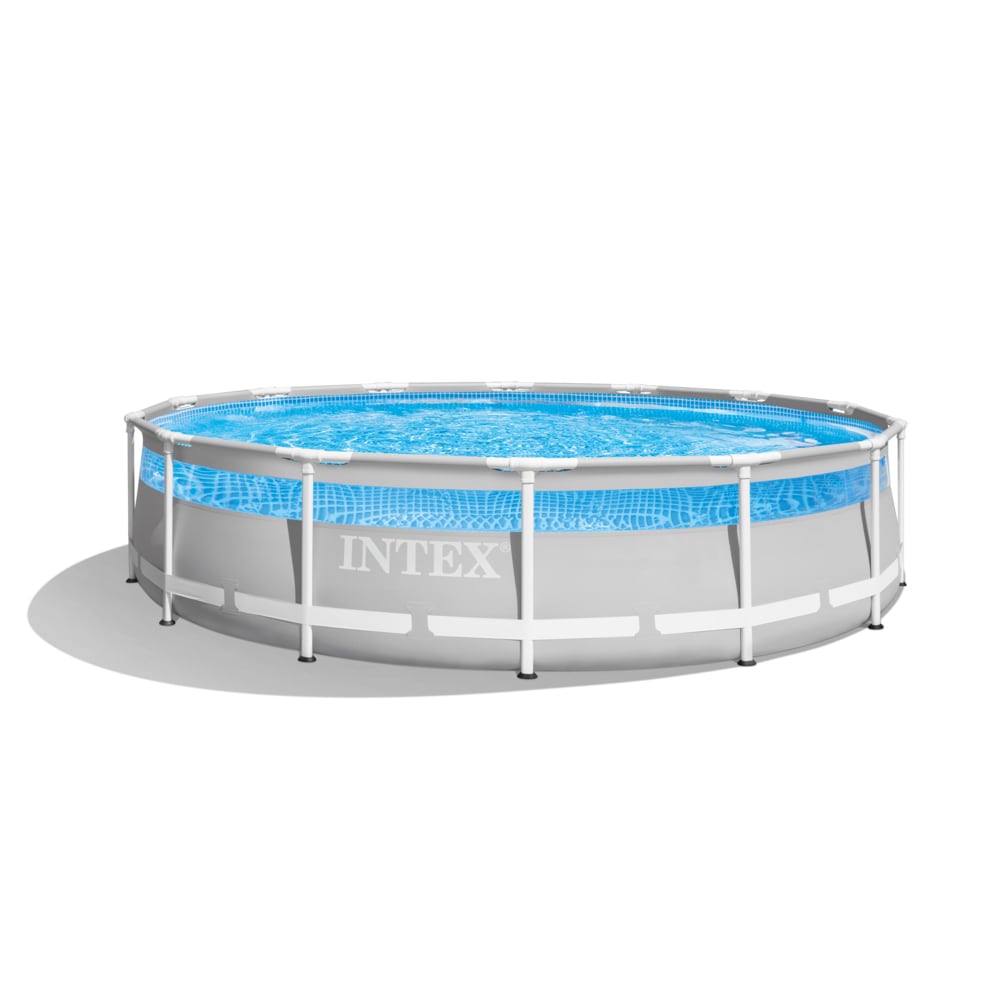 Piscina Estructural Redonda Prism Frame Clearview 427 x 107 cm, 12.706L, con Bomba de Filtro