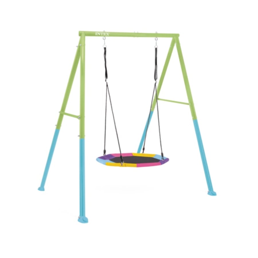 Columpio de Jardín con Nido Octogonal INTEX Acero, 201 x 235 x 200 cm