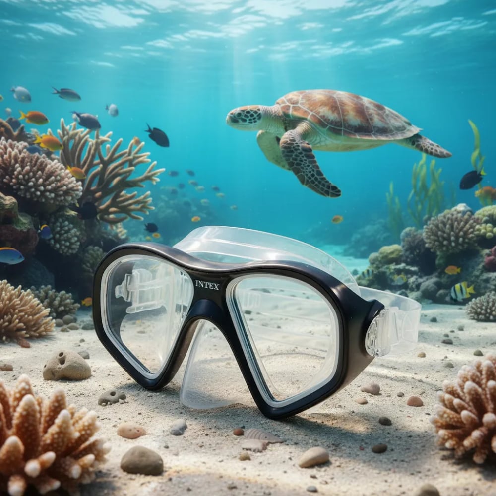 Máscara de Buceo Adult INTEX Reef Rider 14 Años+