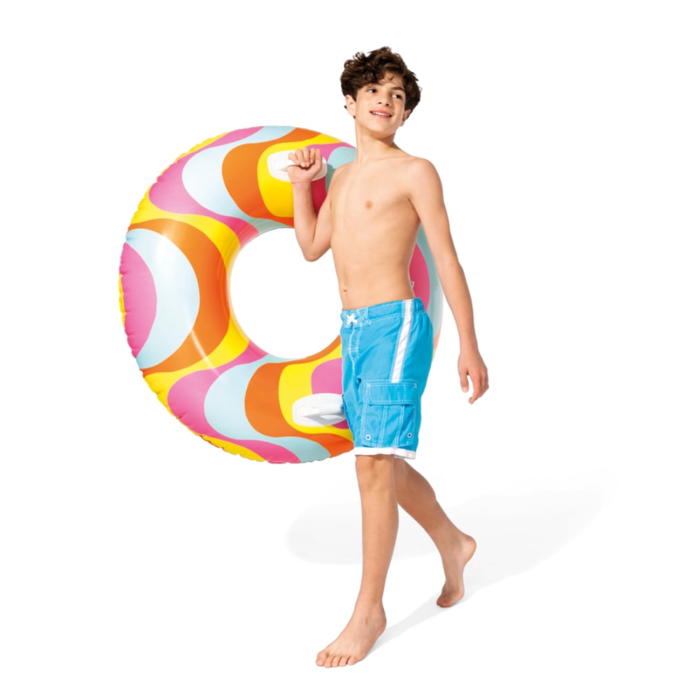 Flotador Inflable Vintage INTEX con Asas de Sujeción 114 cm