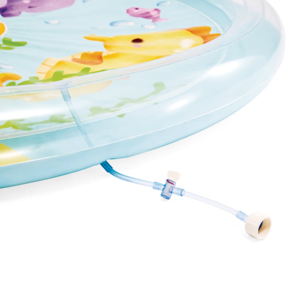 Piscina Infantil Inflable INTEX Spray Palmera con Rociador de Agua 173 X 104 cm, 166L