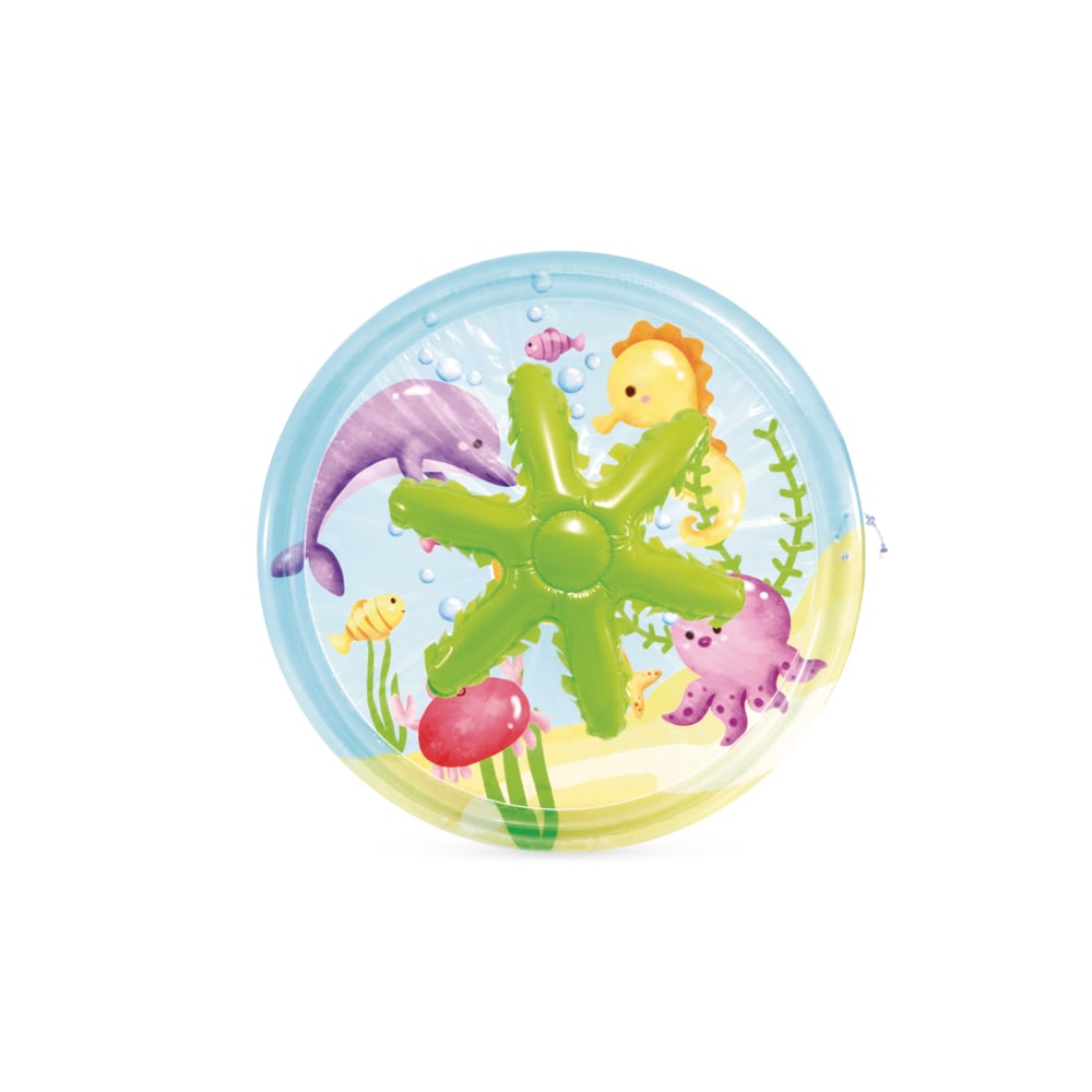 Piscina Infantil Inflable INTEX Spray Palmera con Rociador de Agua 173 X 104 cm, 166L