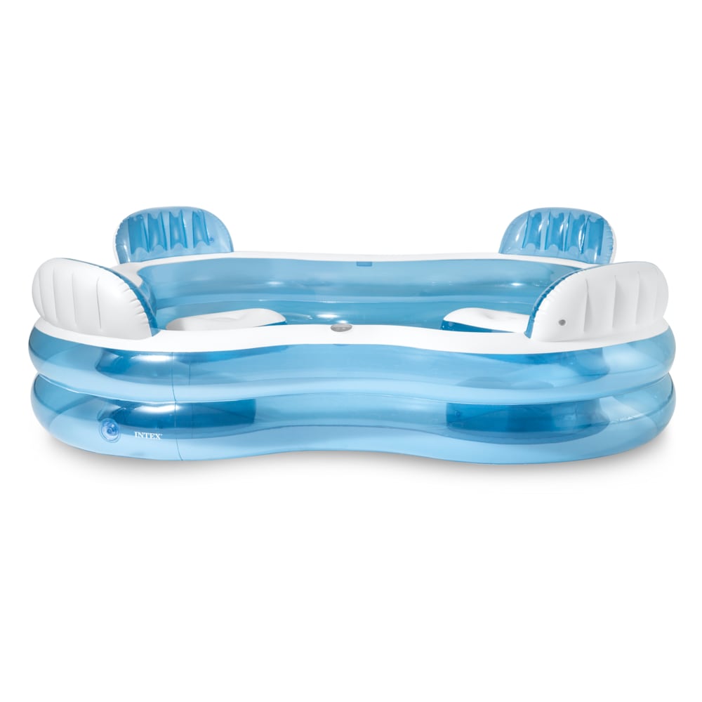 Piscina Familiar INTEX Swim Cente con Asientos 229 x 229 x 66 cm, 990 L