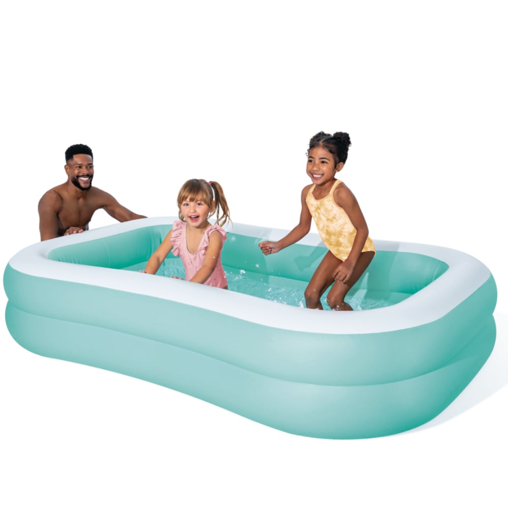 Piscina Inflable Rectangular Familiar INTEX Aqua Swim Center, 229 x 152 x 48 cm, 770L
