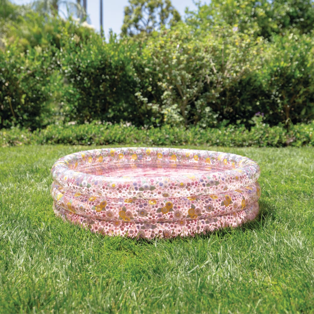 Piscina Inflable para Bebés INTEX con Suelo Acolchado Sweet Blossom, 86 x 25 cm, 56L