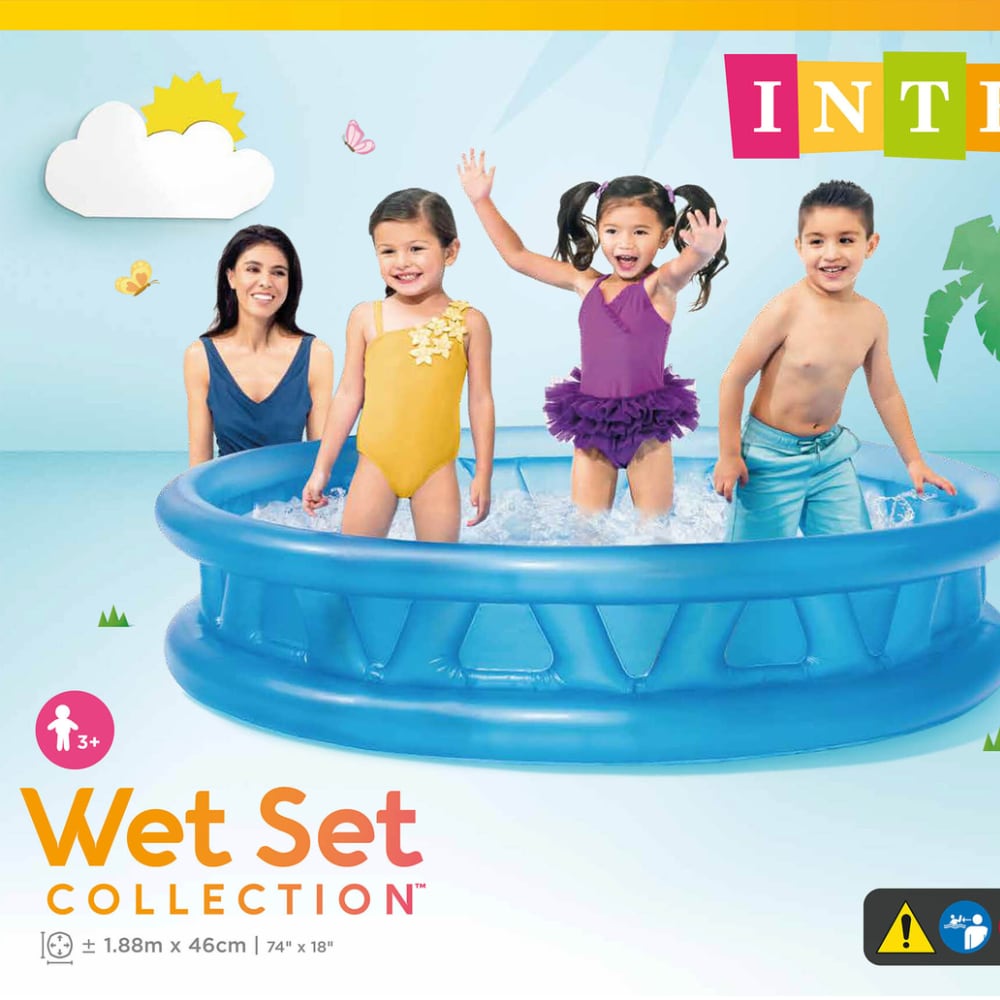 Piscina Inflable Redonda INTEX Soft Side 188 x 46 cm, 790L