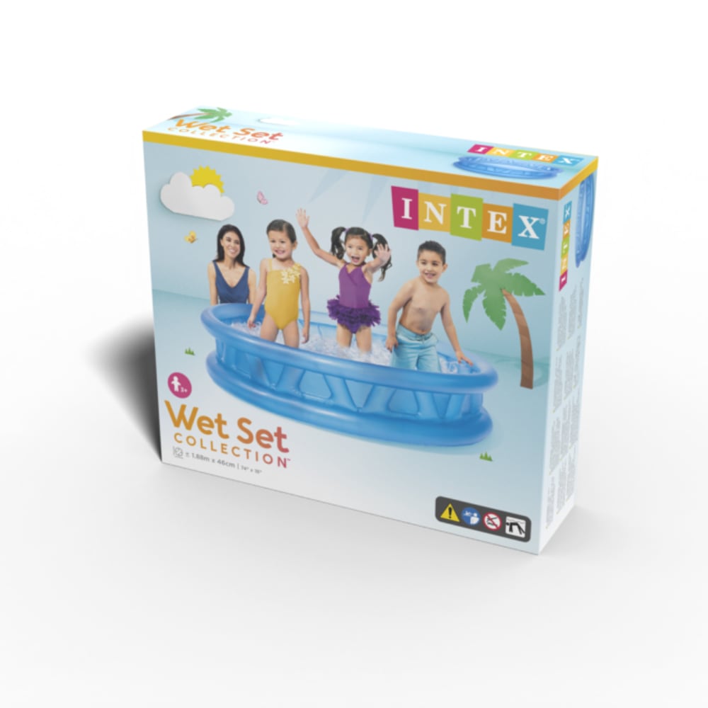 Piscina Inflable Redonda INTEX Soft Side 188 x 46 cm, 790L
