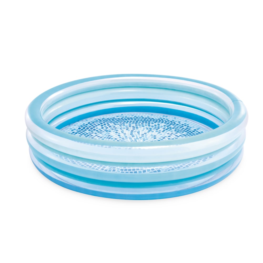 Piscina Infantil Inflable INTEX Blue Biss con Suelo Estampado 147 x 33 cm, 330L