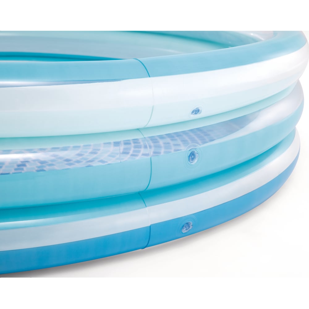 Piscina Infantil Inflable INTEX Blue Biss con Suelo Estampado 147 x 33 cm, 330L