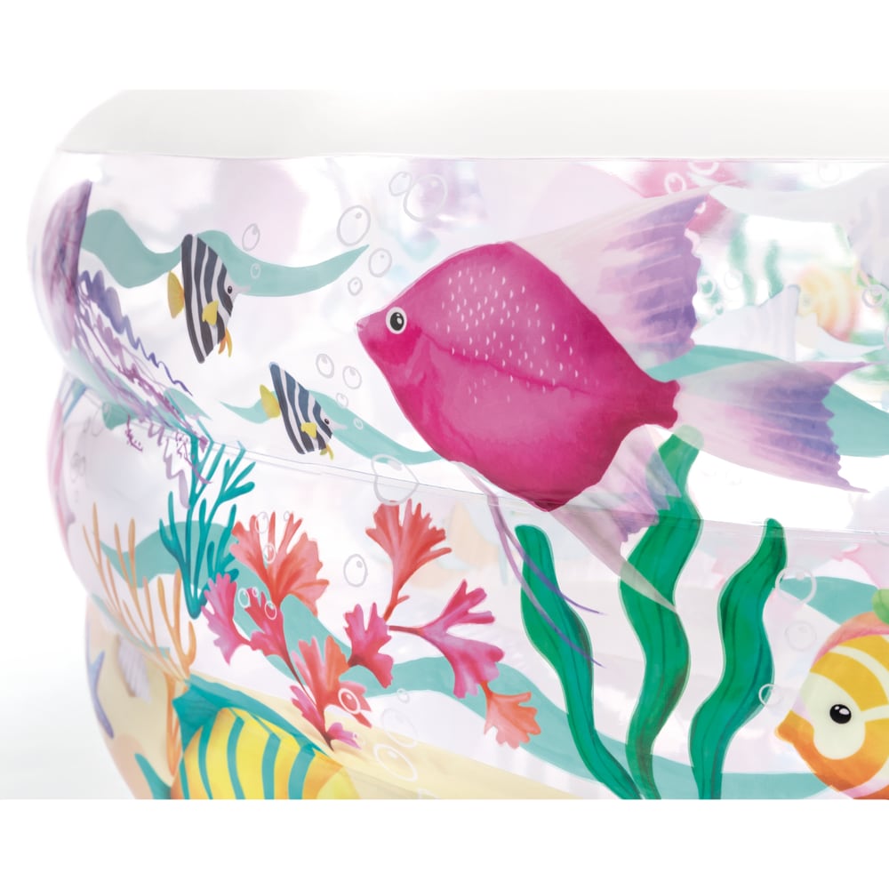 Piscina Inflable INTEX Fishy Fun con Piso Inflable 152 x 56 cm, 360L