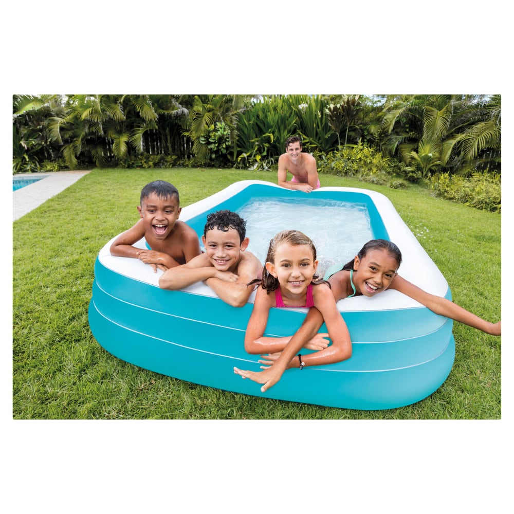 Piscina Inflable Rectangular Familiar INTEX Swim Center, 305 x 183 x 56 cm, 1.020L