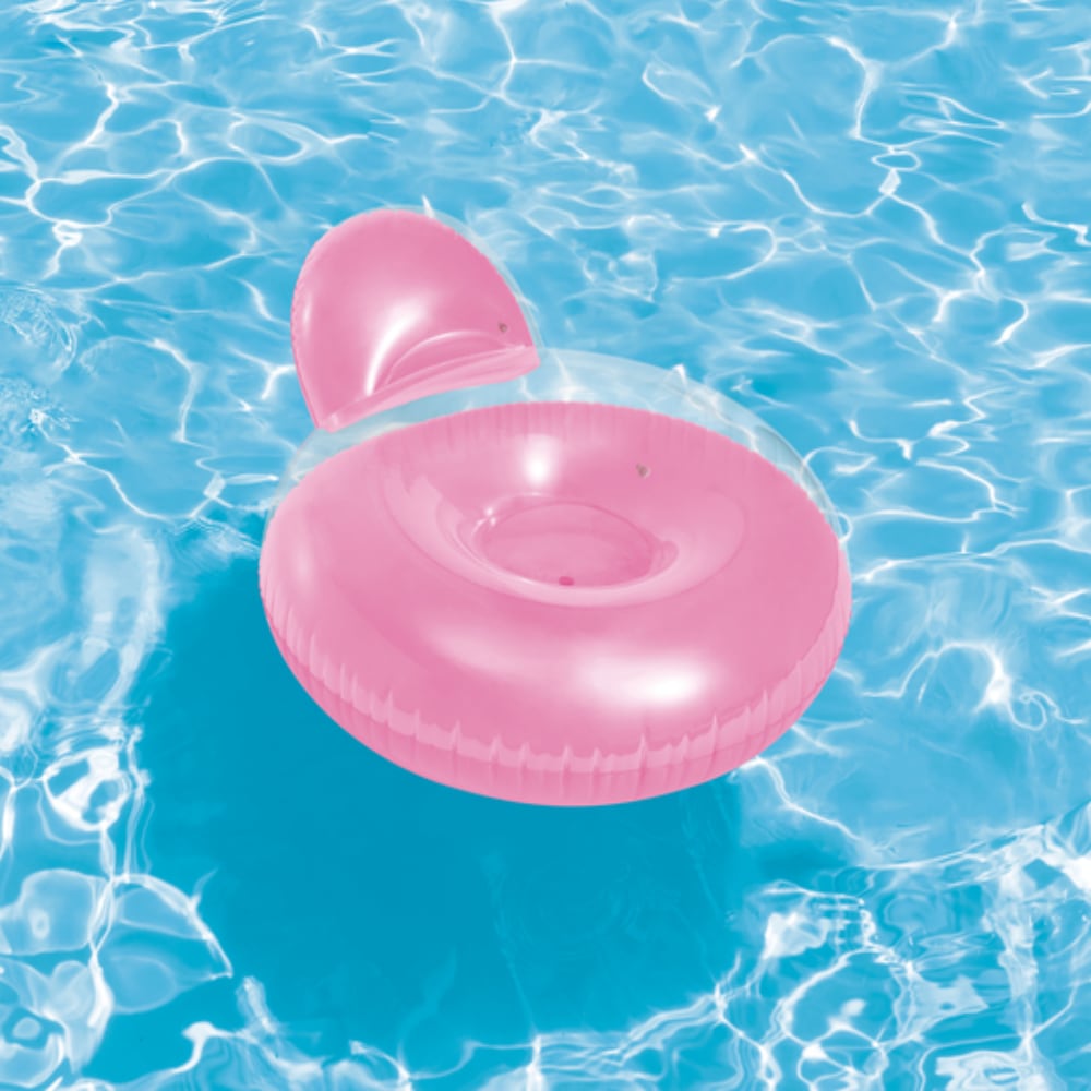 Reposera Inflable INTEX con Respaldo Acolchado