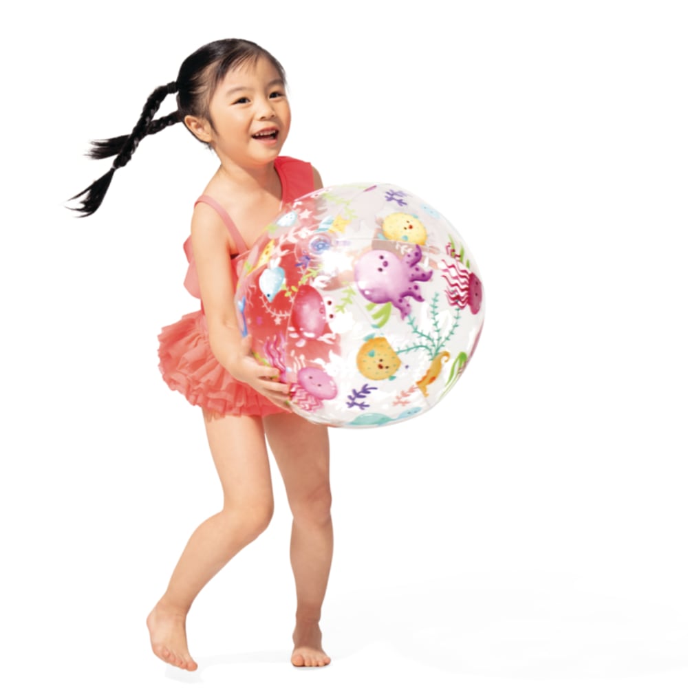 Pelota Inflable de Playa INTEX Lively Print 51 cm Surtida