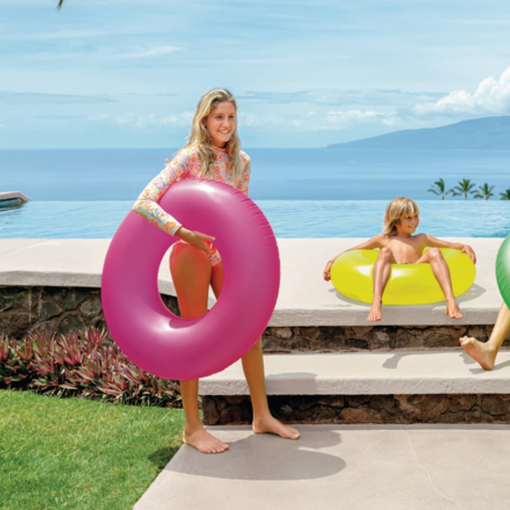 Flotador Anillo Inflable INTEX Neón 91 cm