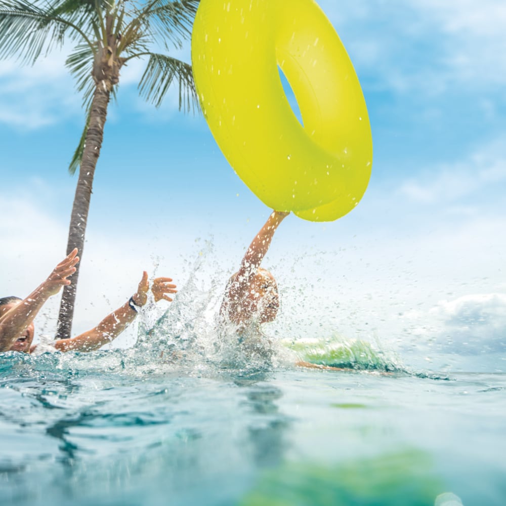 Flotador Anillo Inflable INTEX Neón 91 cm