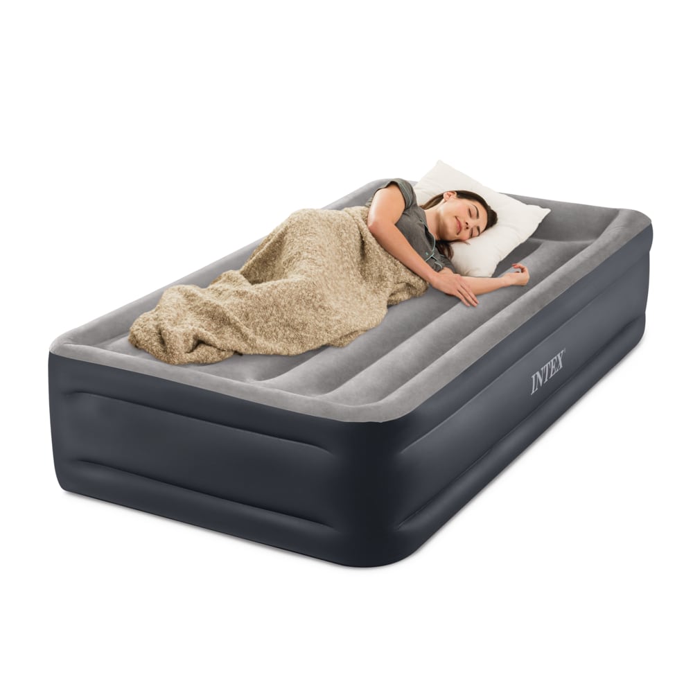 Colchón Inflable Eléctrico INTEX 1.5 Plaza Deluxe Pillow Rest Raised