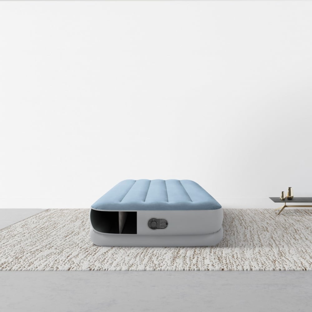 Colchón Inflable Eléctrico USB INTEX 1.5 Plazas Mid-Rise Comfort