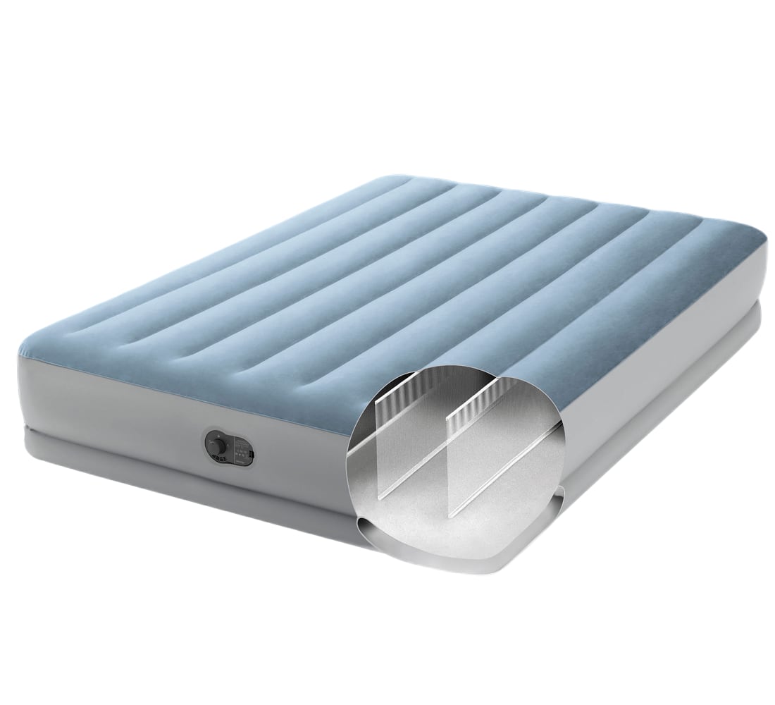 Colchón Inflable Eléctrico USB INTEX 2 Plazas Mid-Rise Comfort