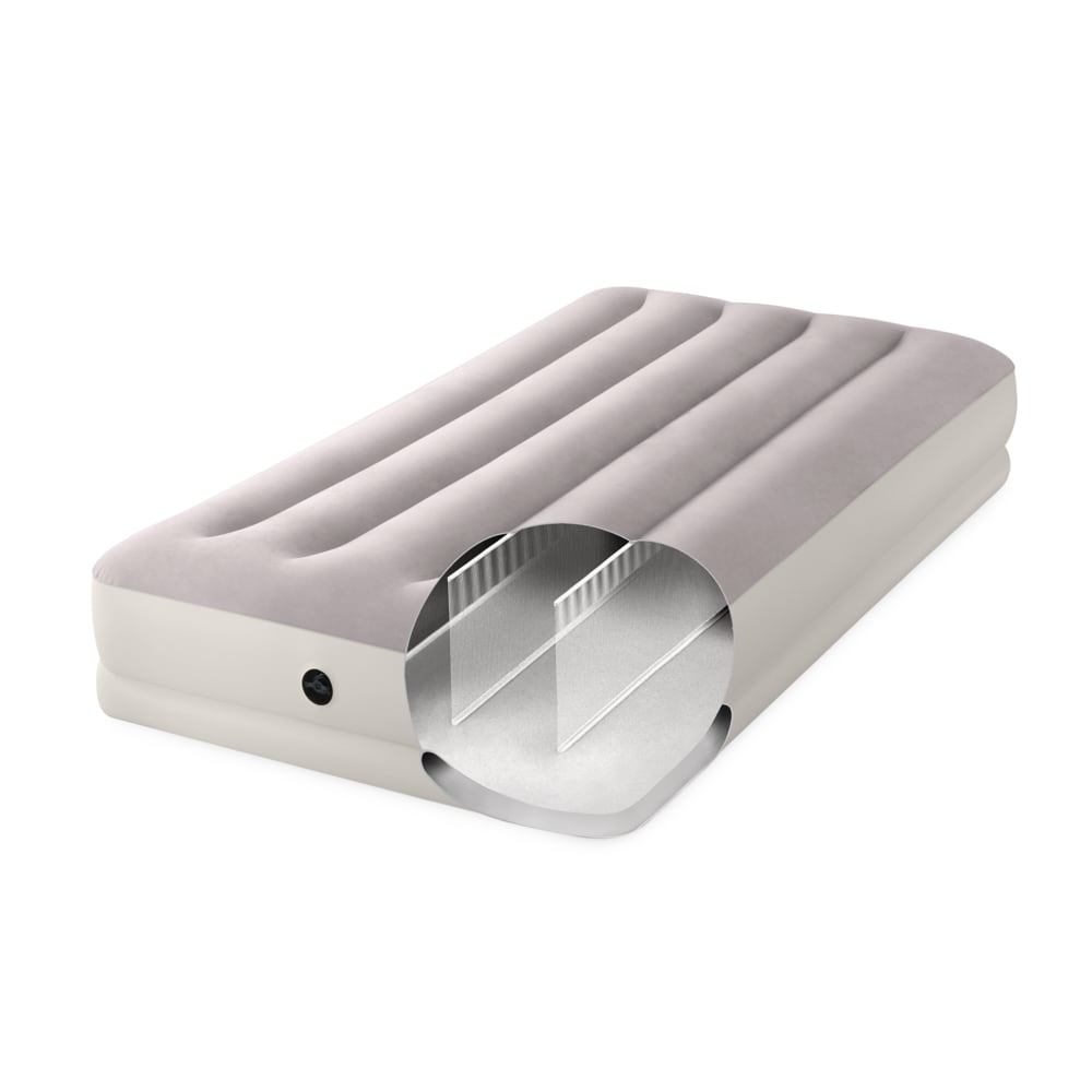 Colchón Inflable INTEX 1.5 Plazas Prestige Mid-Rise con Inflador USB