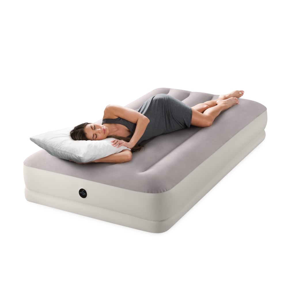 Colchón Inflable INTEX 1.5 Plazas Prestige Mid-Rise con Inflador USB