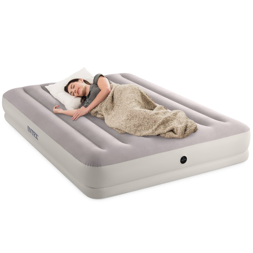 Colchón Inflable INTEX 2 Plazas Prestige Mid-Rise con Inflador USB