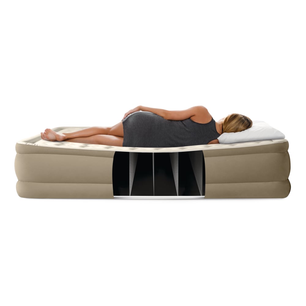 Colchón Inflable Eléctrico INTEX 1 Plaza Dura-Beam Deluxe 99x191x46 cm