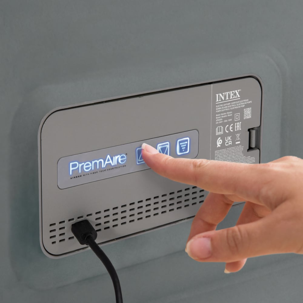 Colchón Inflable Eléctrico INTEX 2 Plazas PremAire II Elevated 152x203x46 cm