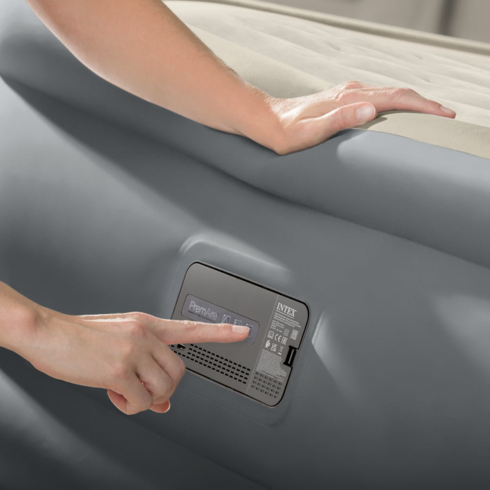 Colchón Inflable Eléctrico INTEX 2 Plazas PremAire II Elevated 152x203x46 cm