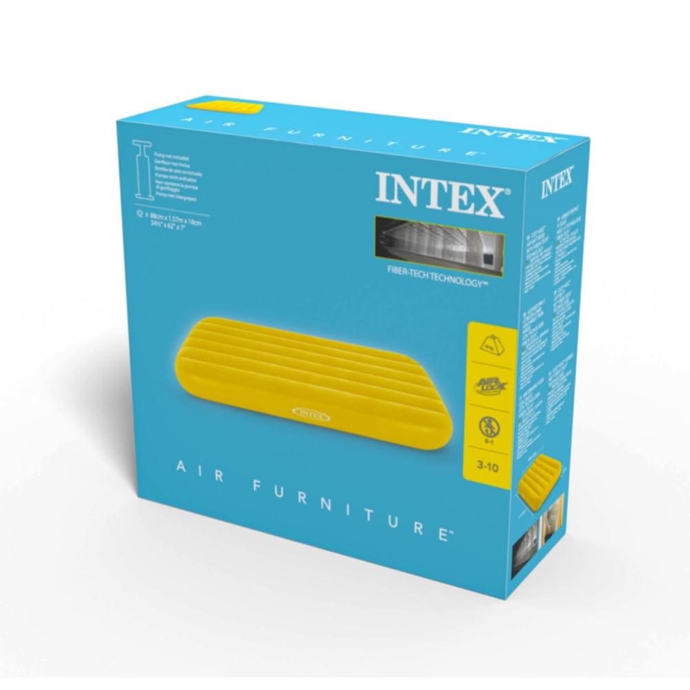 Colchón Inflable Infantil INTEX Cozy Kidz Airbeds 157x88x17 cm